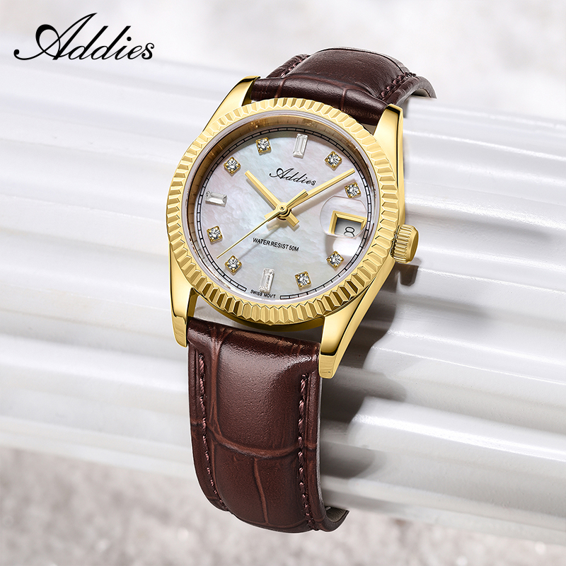 Luxury Watch Box - Addies 585 Quartz Woman's Watch 28mm