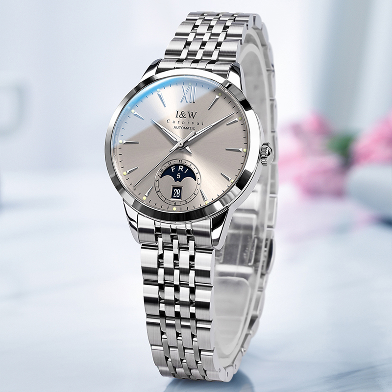 Luxury Watch Moon Phase - CARNIVAL High-End Series IW Brand Luxury