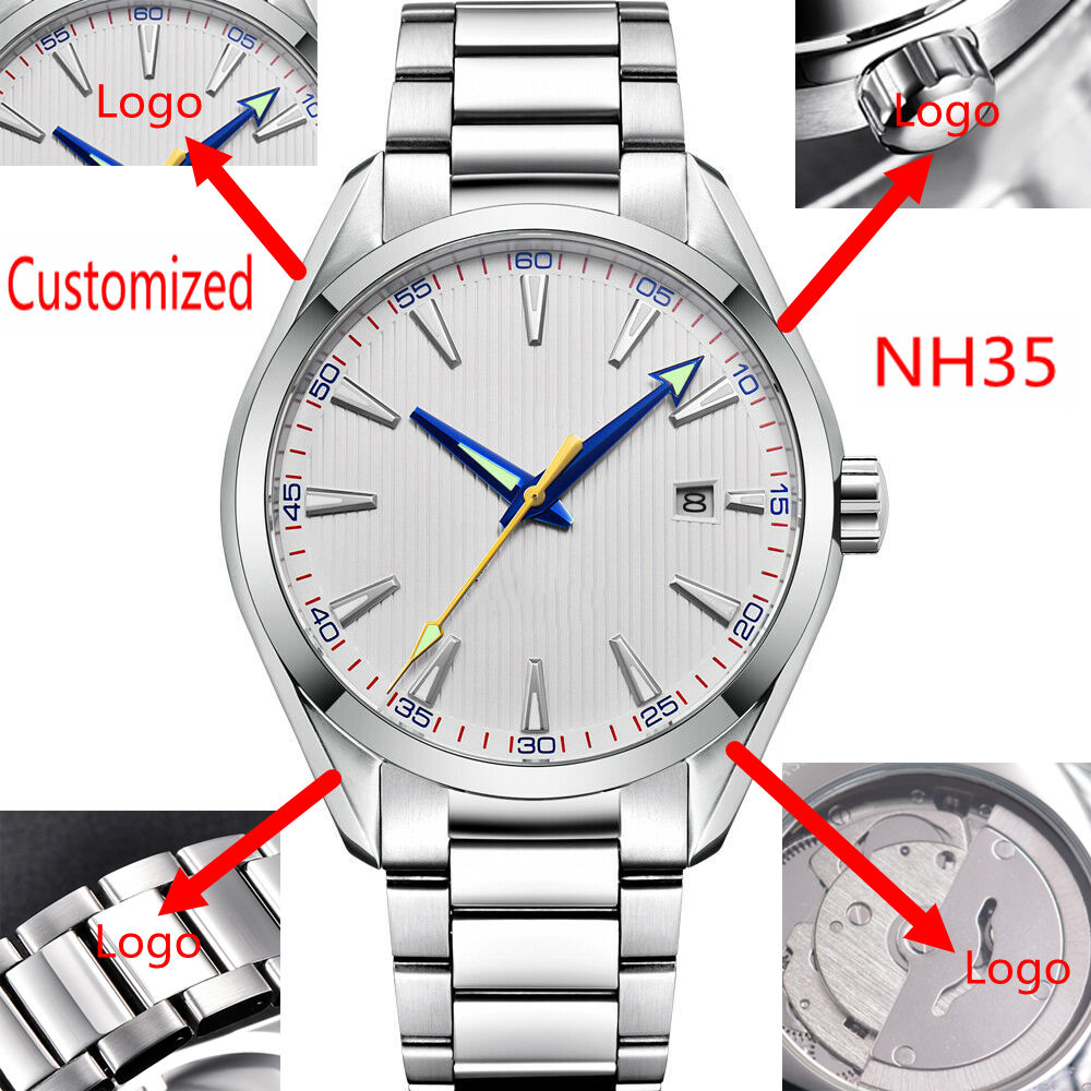 Luxury Watch Brands Logo - Custom Logo 41mm Men Miyota/NH35 Automatic