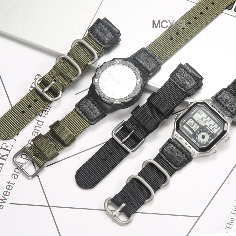 Luxury Watch Casio - 18mm Nylon Watch Strap for Casio