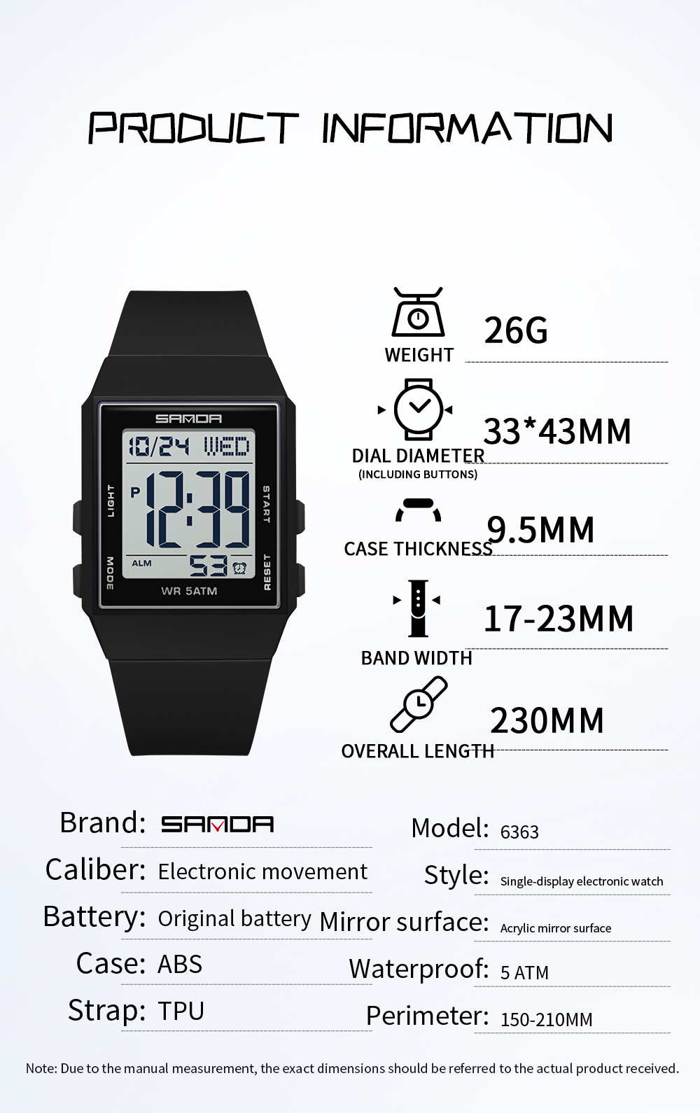 SANDA Student Casual Digital W - огляд і ціна Luxury Watch Shop