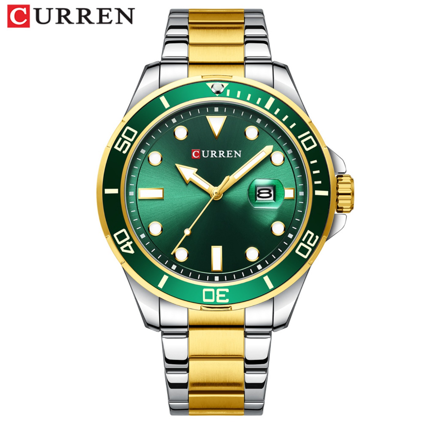 CURREN New Green Water Ghost S - огляд і ціна Luxury Watch Green