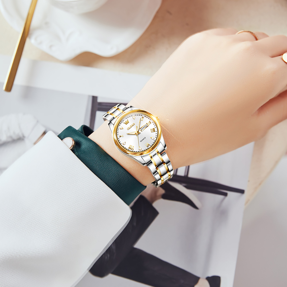 OLEVS 5563 New Fashion Women Q - огляд і ціна Luxury Watch Moon Phase