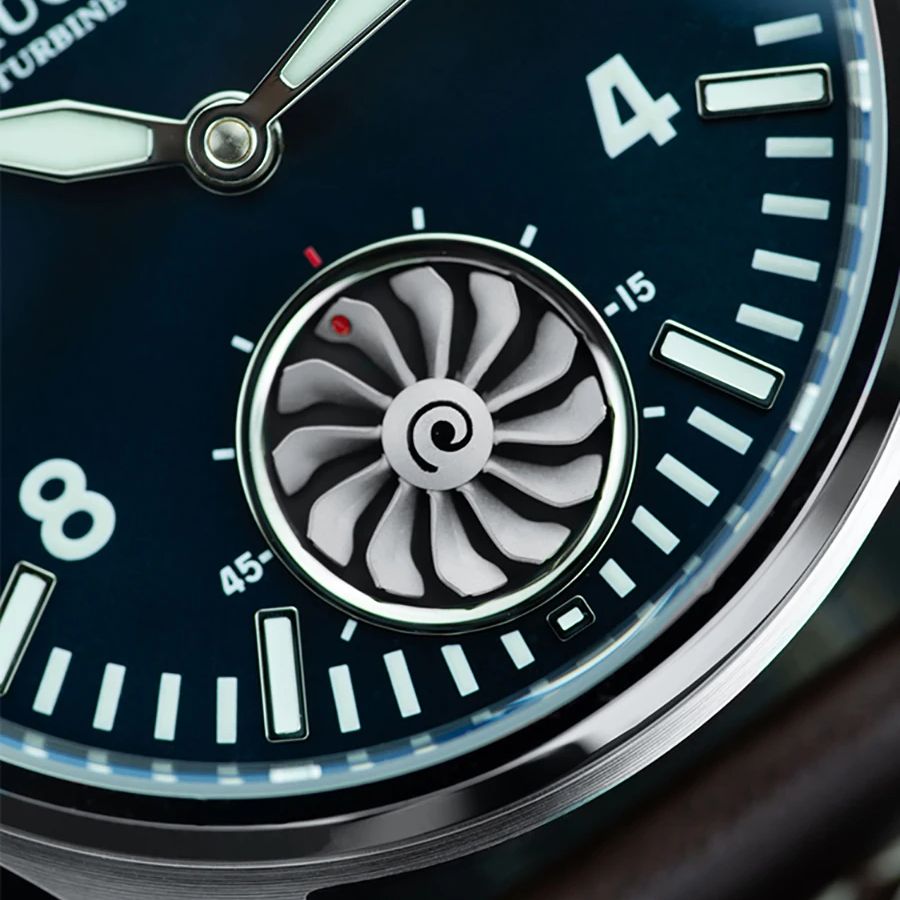 Hruodland 43mm Pilot Men's Man - огляд і ціна Tourbillon Movement Watch