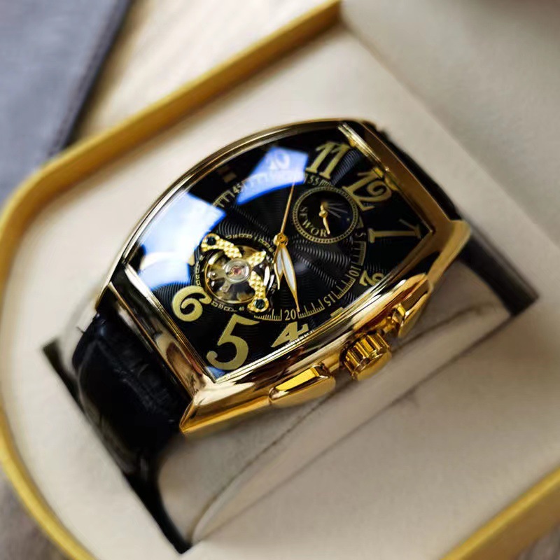 SEWOR Mechanical Watch Men Gol - огляд і ціна Tourbillon Movement Watch