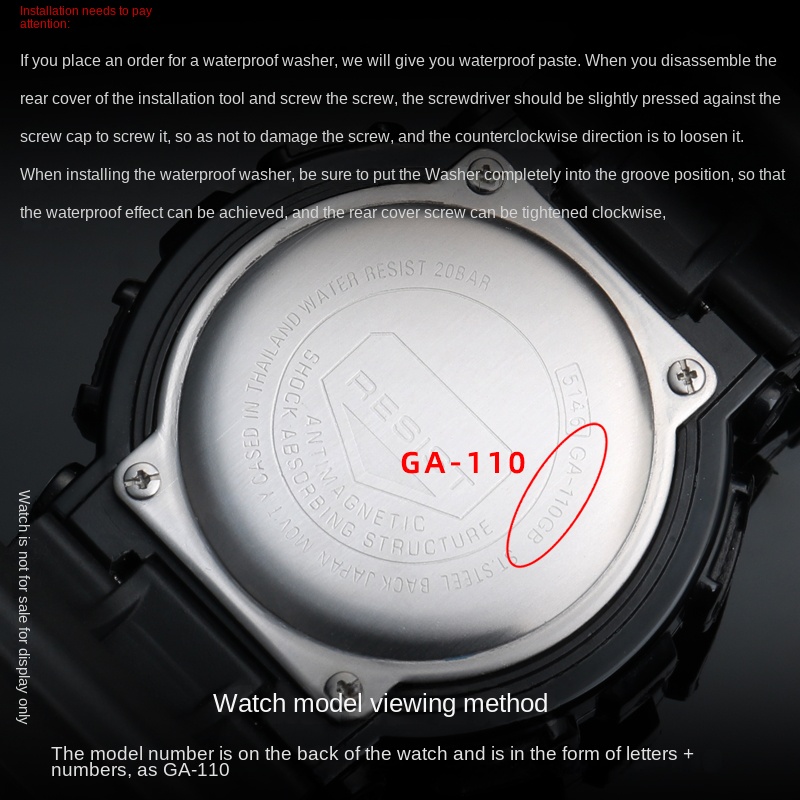 DW5600 gw m5610 Dust Ring Gask - огляд і ціна Casio Watch G-Shock Dw-5600