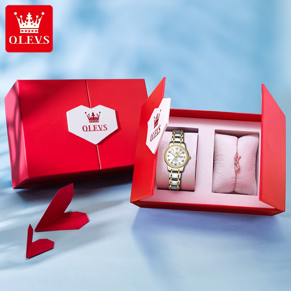 OLEVS 2891 Luxury Brand Fashio - огляд і ціна Luxury Watch Green