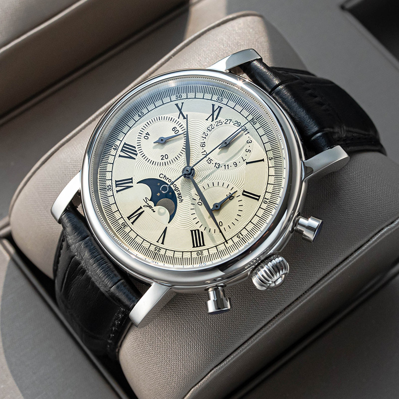 Sugess Mechanical Men Watch Or - огляд і ціна Moonphase Complication Watch