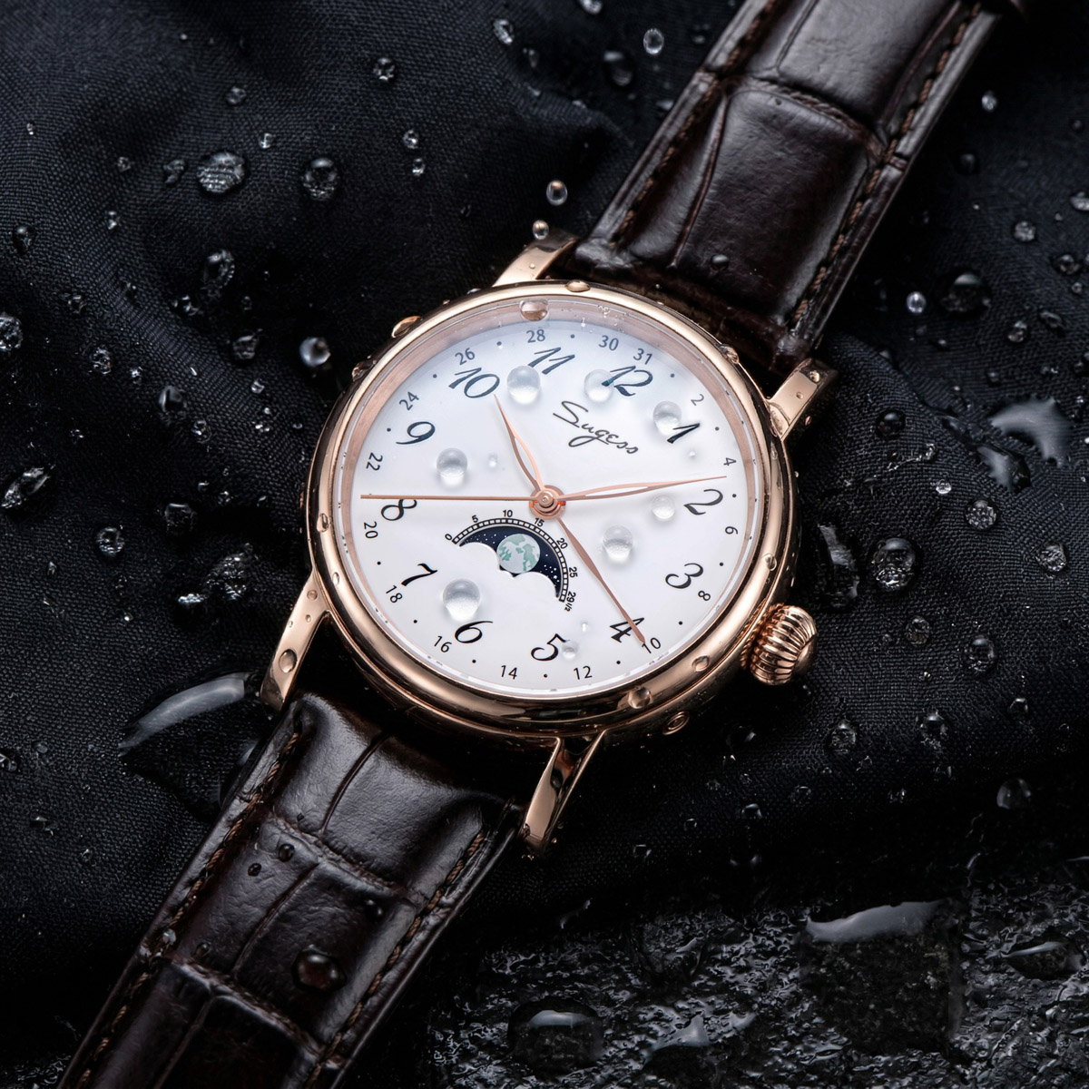 Sugess Men Watches Tianjin ST2 - огляд і ціна Moonphase Complication Watch