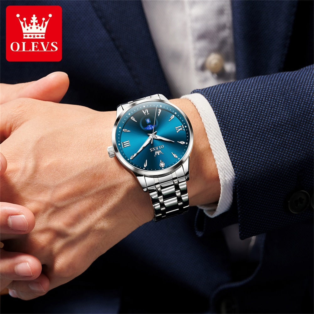 OLEVS Moon Phase men's watches - огляд і ціна Luxury Watch Moon Phase