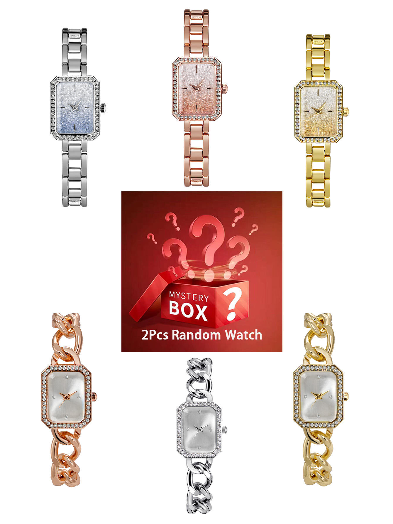 2 pieces women's watches myste - огляд і ціна Luxury Watch Box
