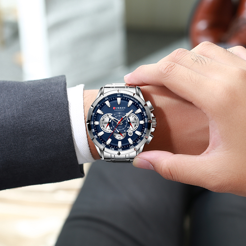 CURREN Wrist Watch Men Waterpr - огляд і ціна Luxury Watch Audemars Piguet