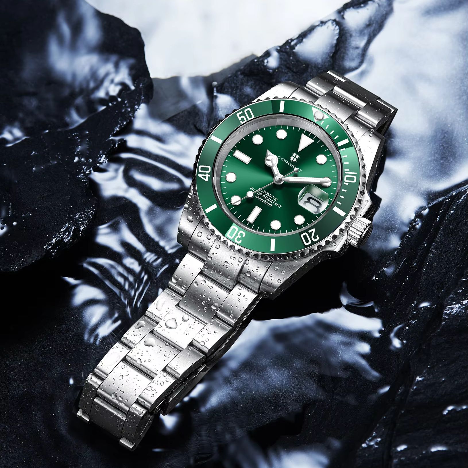 CUSTOM Logo 40mm 515 GMT Quart - огляд і ціна Luxury Watch Brands Logo