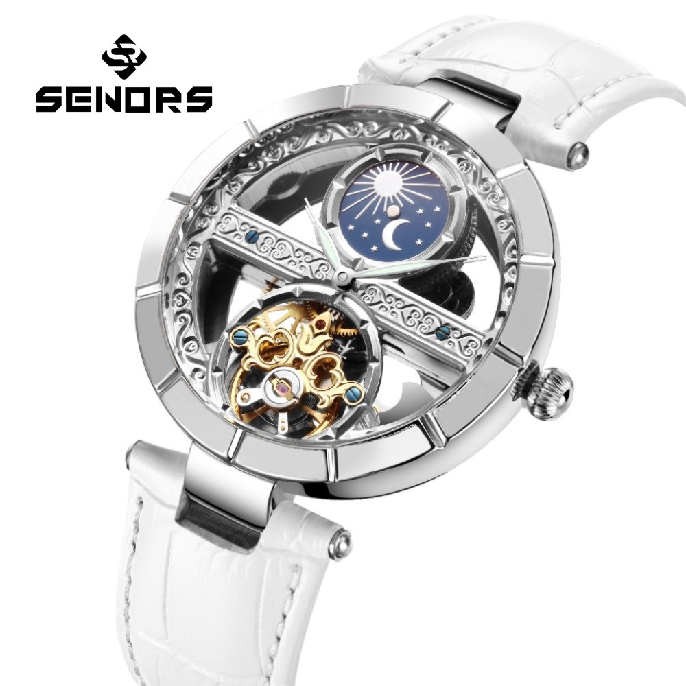 Luxury Women's Waterproof Skel - огляд і ціна Luxury Watch Moon Phase