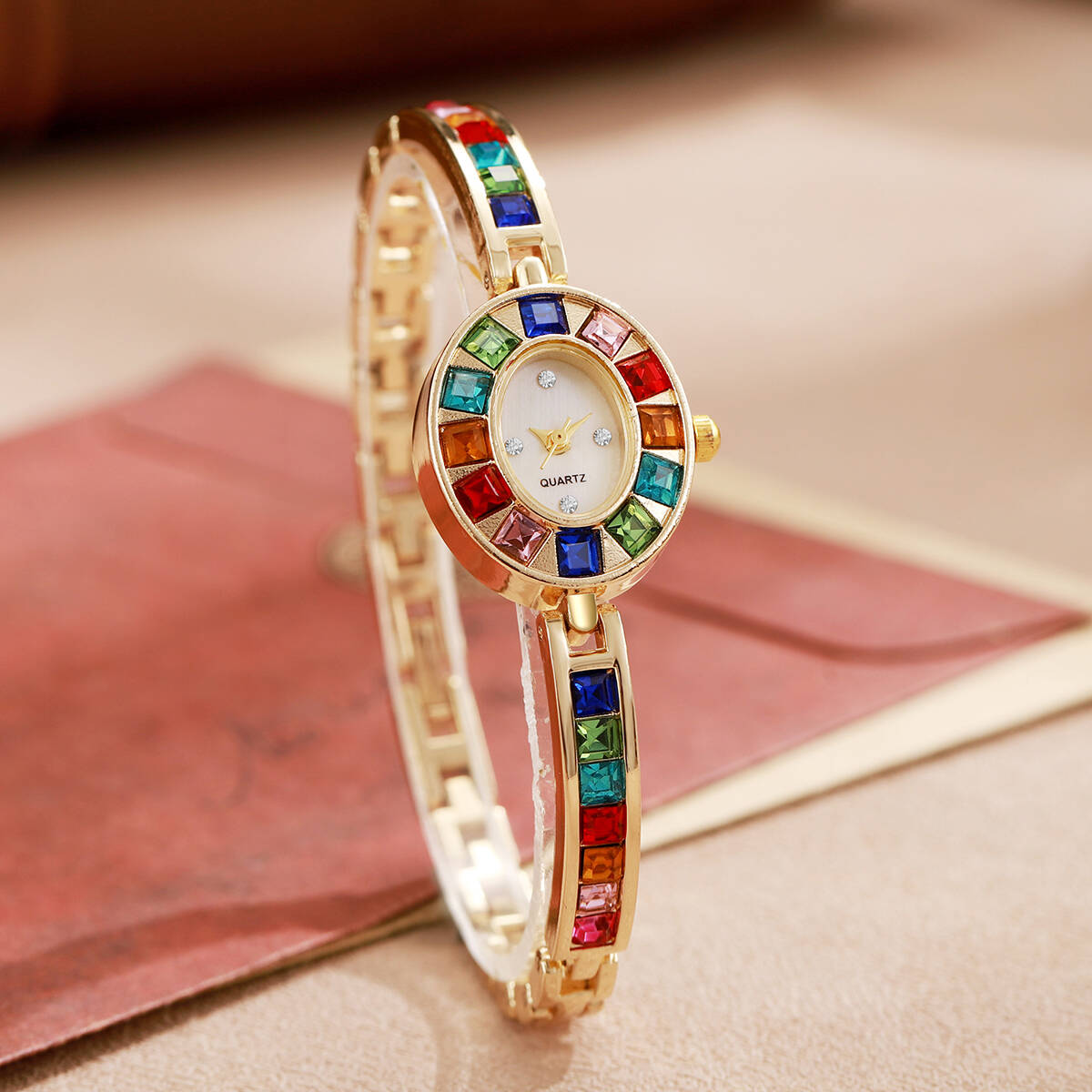 2PCS/Set Luxury Rhinestone Wom - огляд і ціна Luxury Women'S Watch