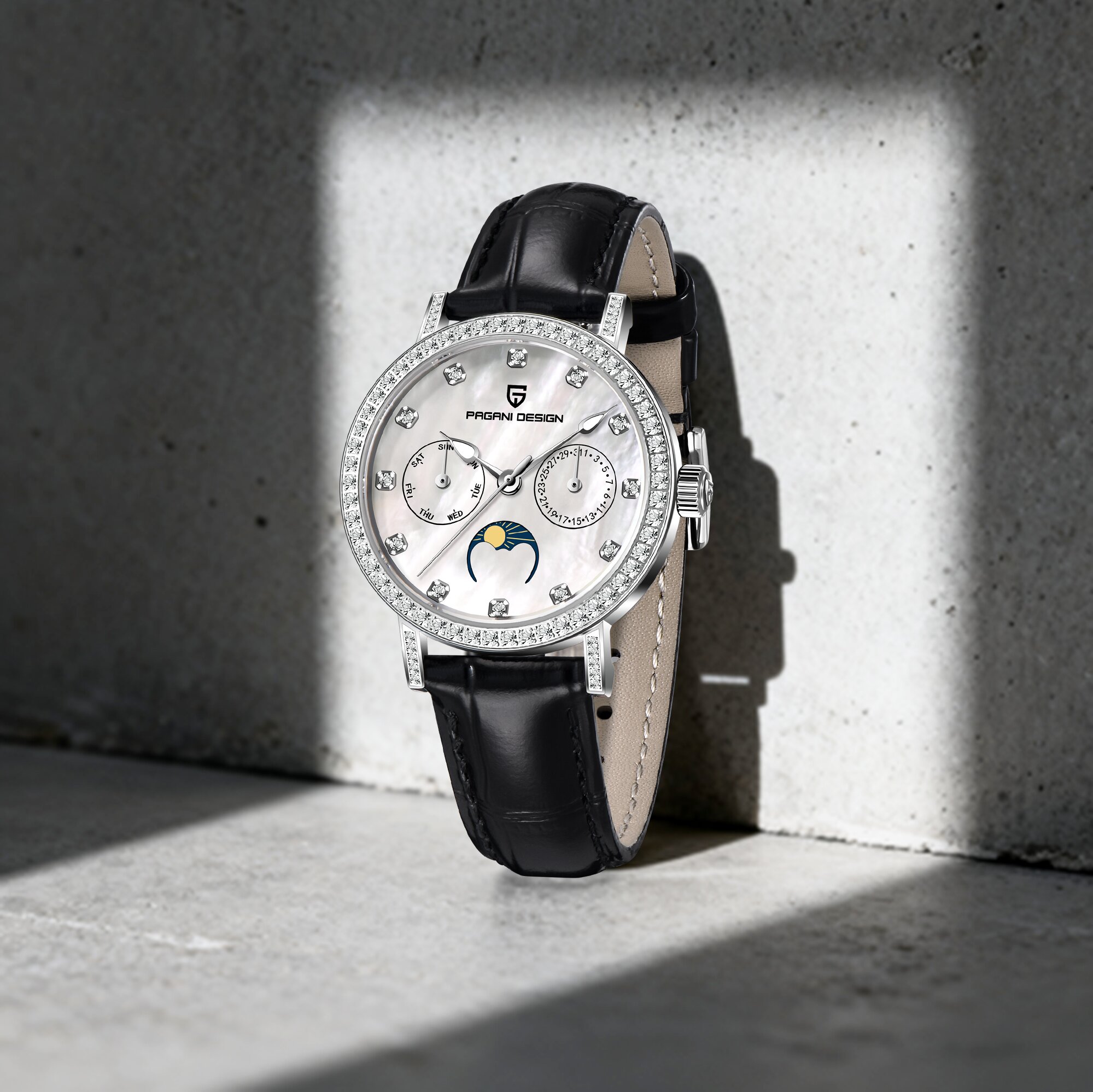PAGANI DESIGN Elite Luxury Lad - огляд і ціна Luxury Watch Moon Phase