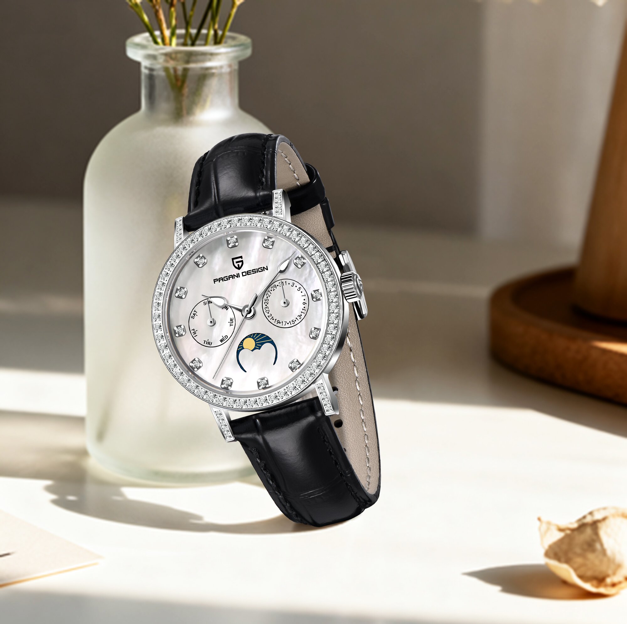 PAGANI DESIGN Elite Luxury Lad - огляд і ціна Luxury Watch Moon Phase