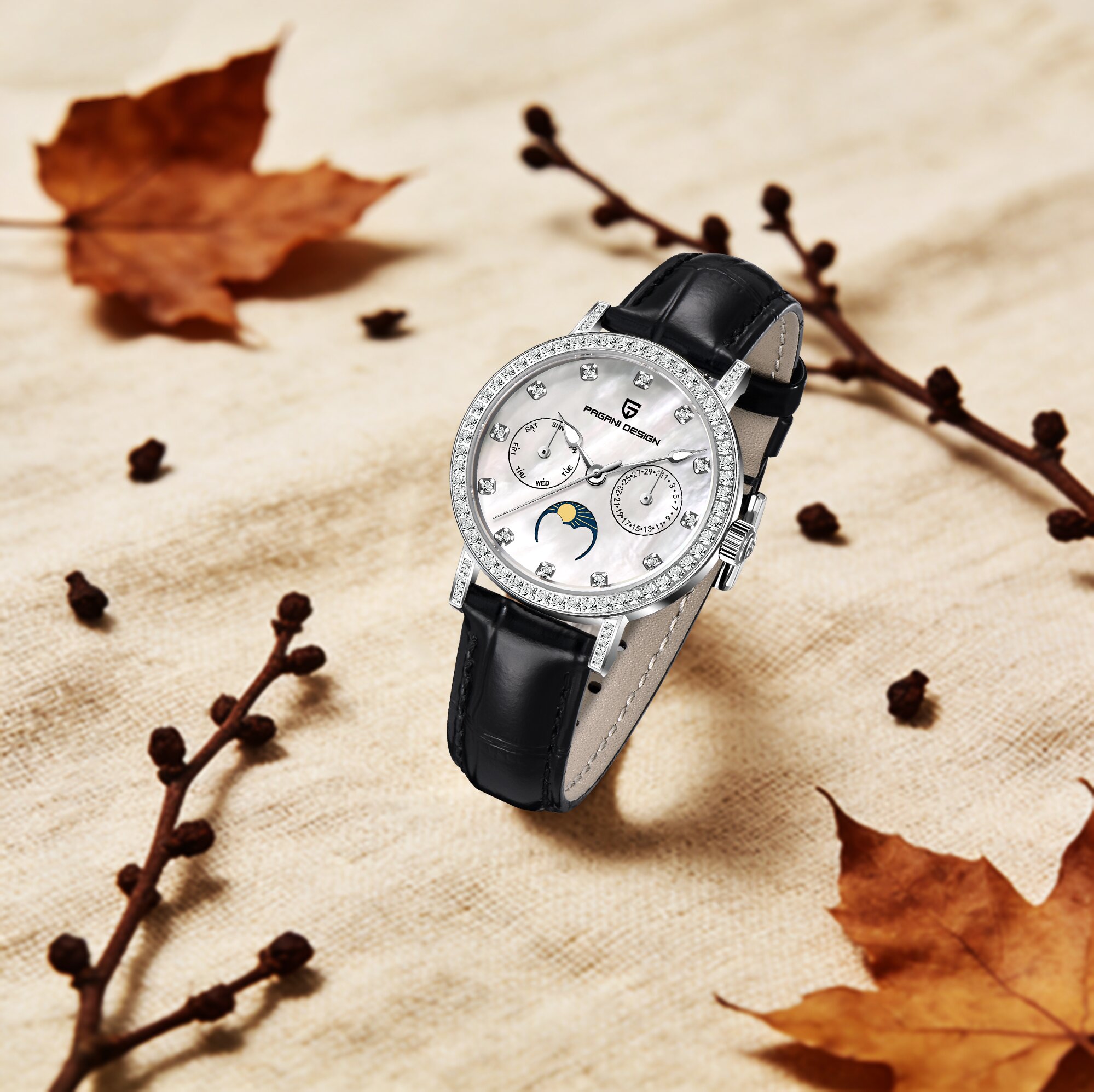 PAGANI DESIGN Elite Luxury Lad - огляд і ціна Luxury Watch Moon Phase