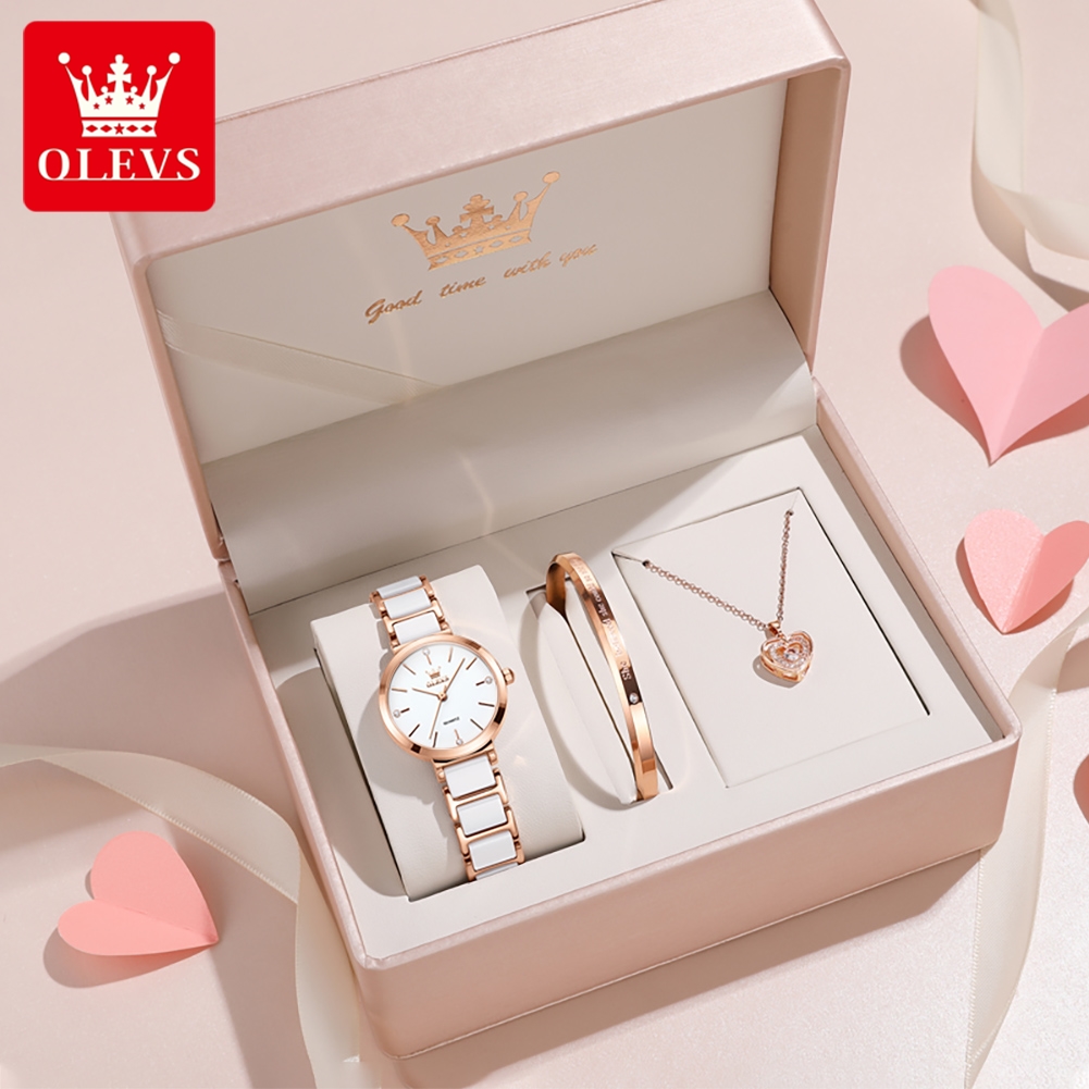 OLEVS Women Watch 5877 Luxury  - огляд і ціна Luxury Watch Box
