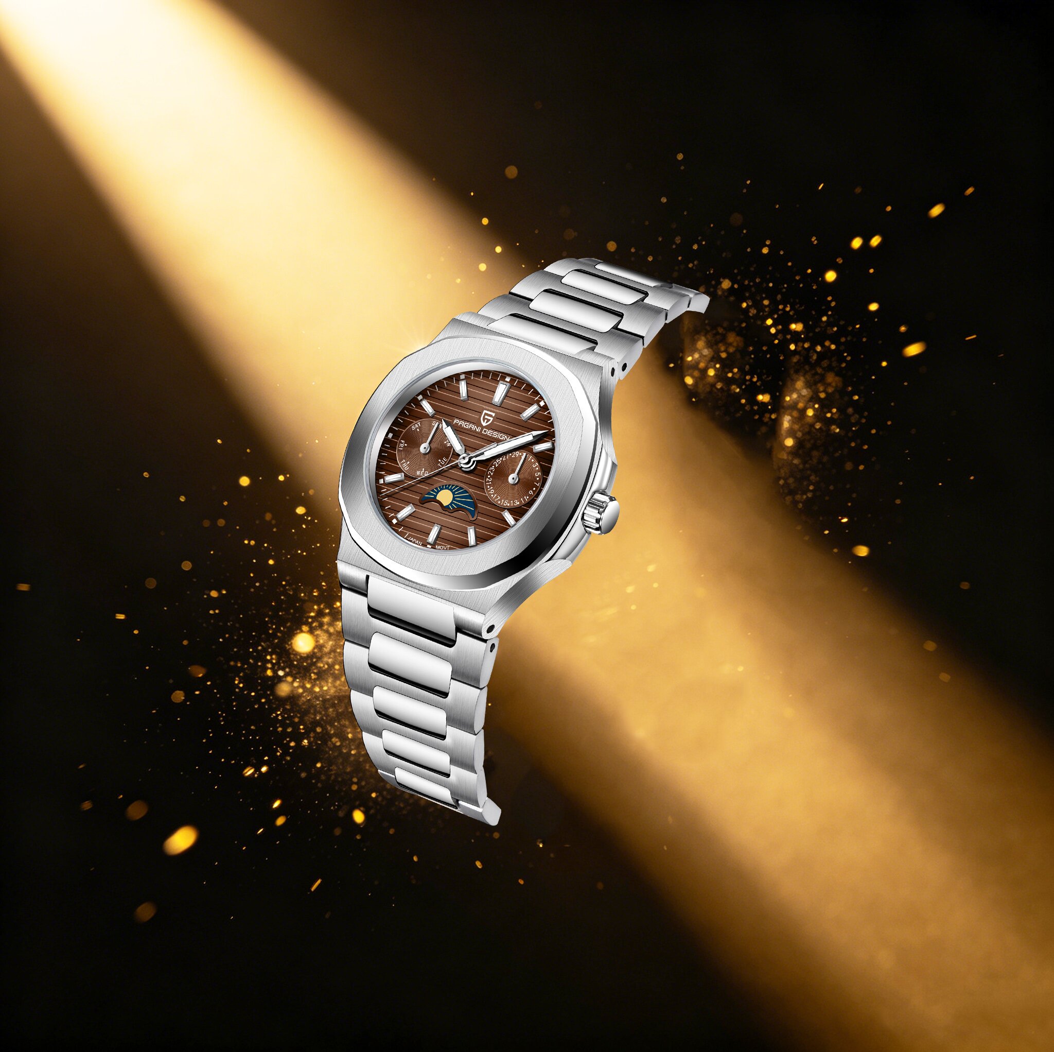 PAGANI DESIGN Simple High-End  - огляд і ціна Luxury Watch Moon Phase