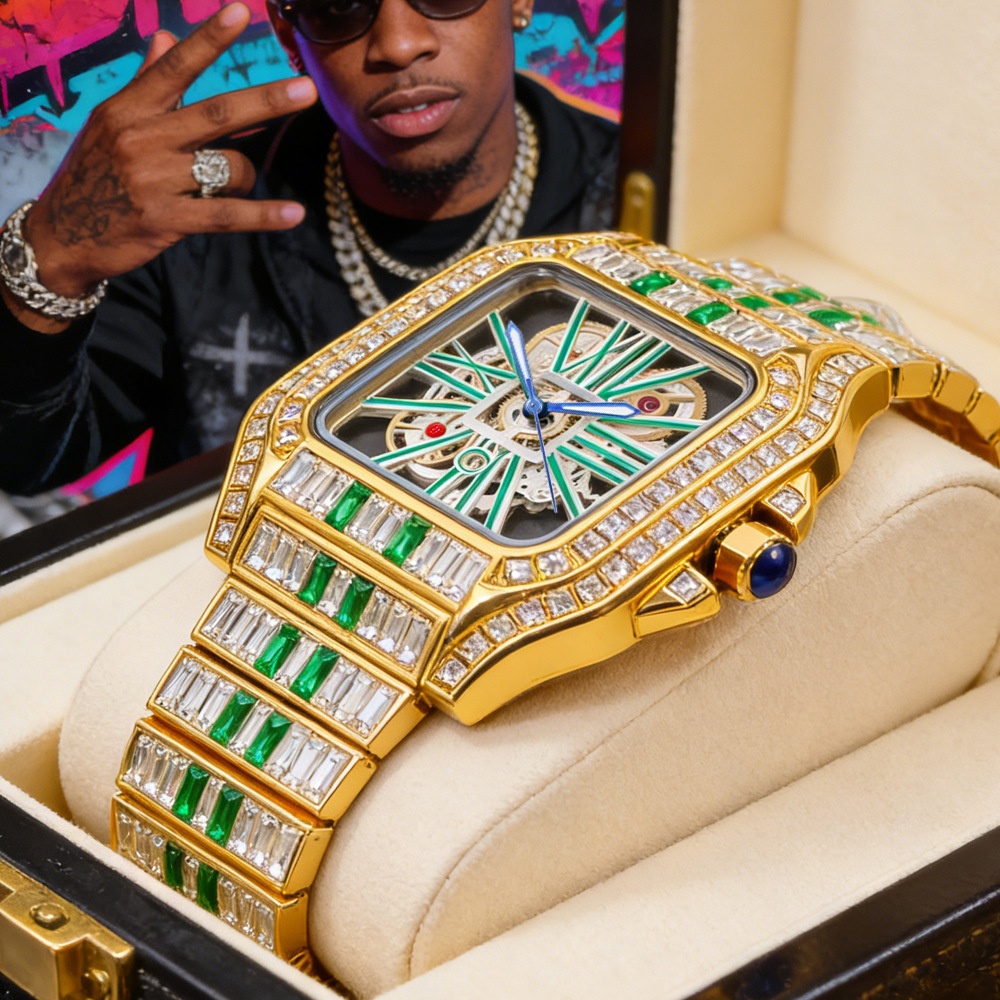 NO Logo High Quality Iced Out  - огляд і ціна Luxury Watch Brands Logo