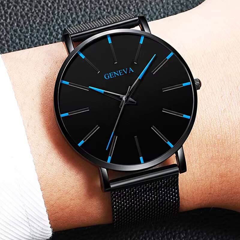 5PCS/Set Luxury Men Business W - огляд і ціна Luxury Watch All Black