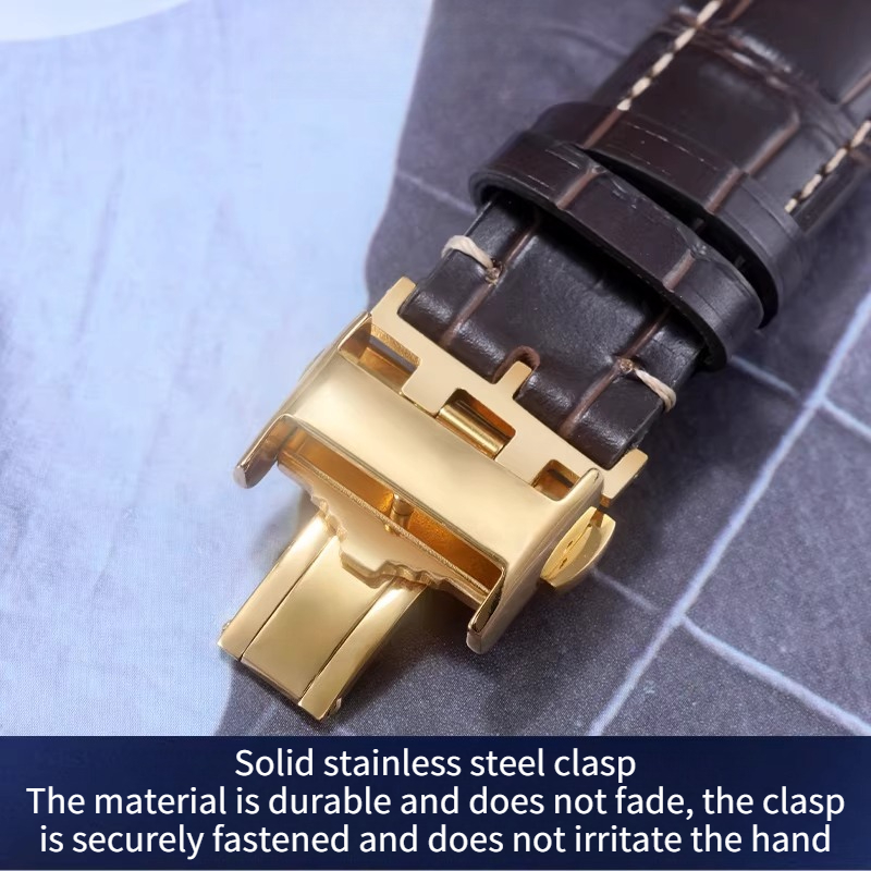 Genuine Leather Watch Strap Fo - огляд і ціна Moonphase Complication Watch