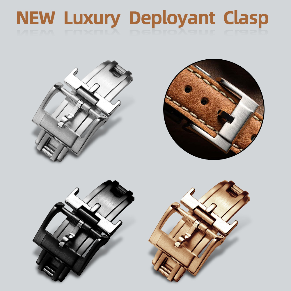 NEW Luxury Deployant Clasp 16m - огляд і ціна Luxury Watch Green