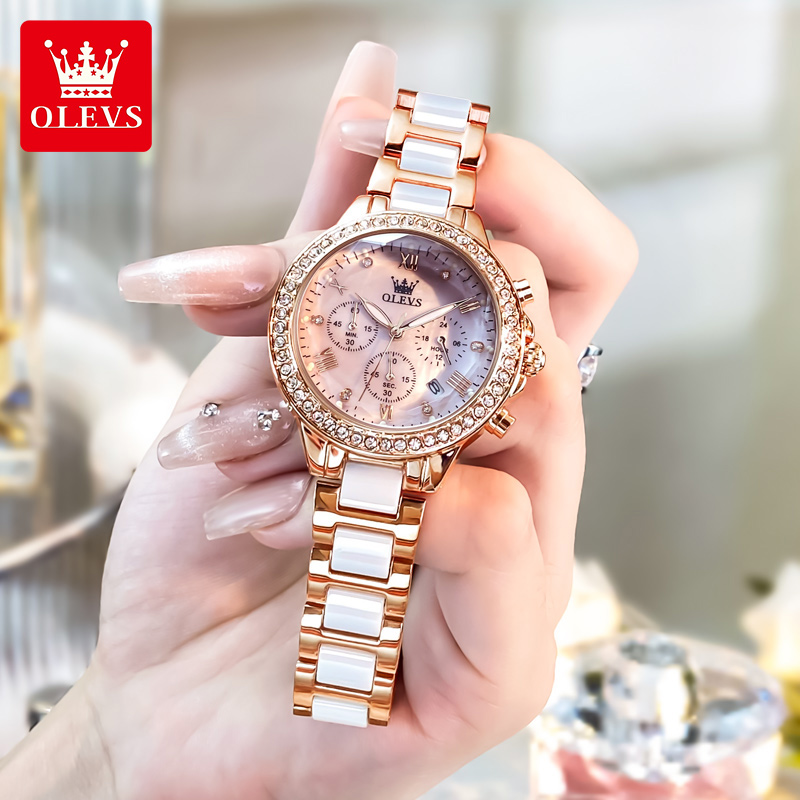 OLEVS 9999 Women Watch Brand O - огляд і ціна Luxury Watch Green