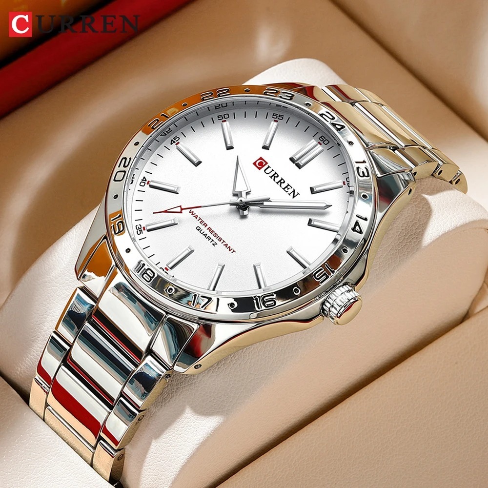 CURREN 8452 Silver White Gift  - огляд і ціна Luxury Watch Audemars Piguet