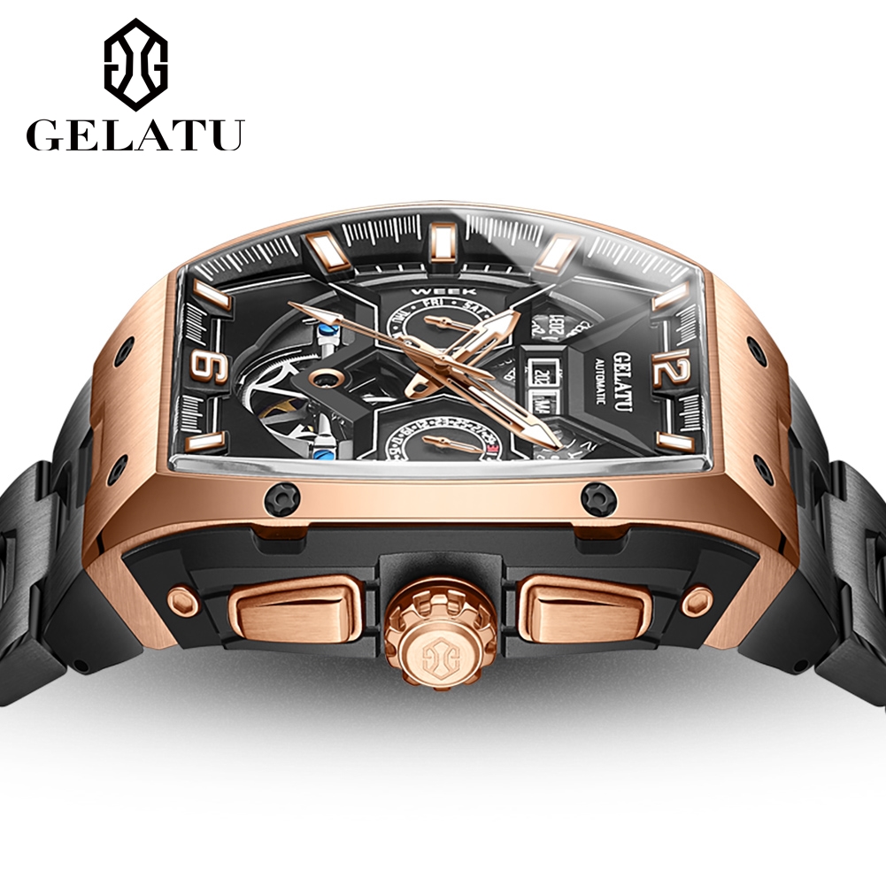 Reloj Hombre Watches Mens GELA - огляд і ціна Tourbillon Movement Watch