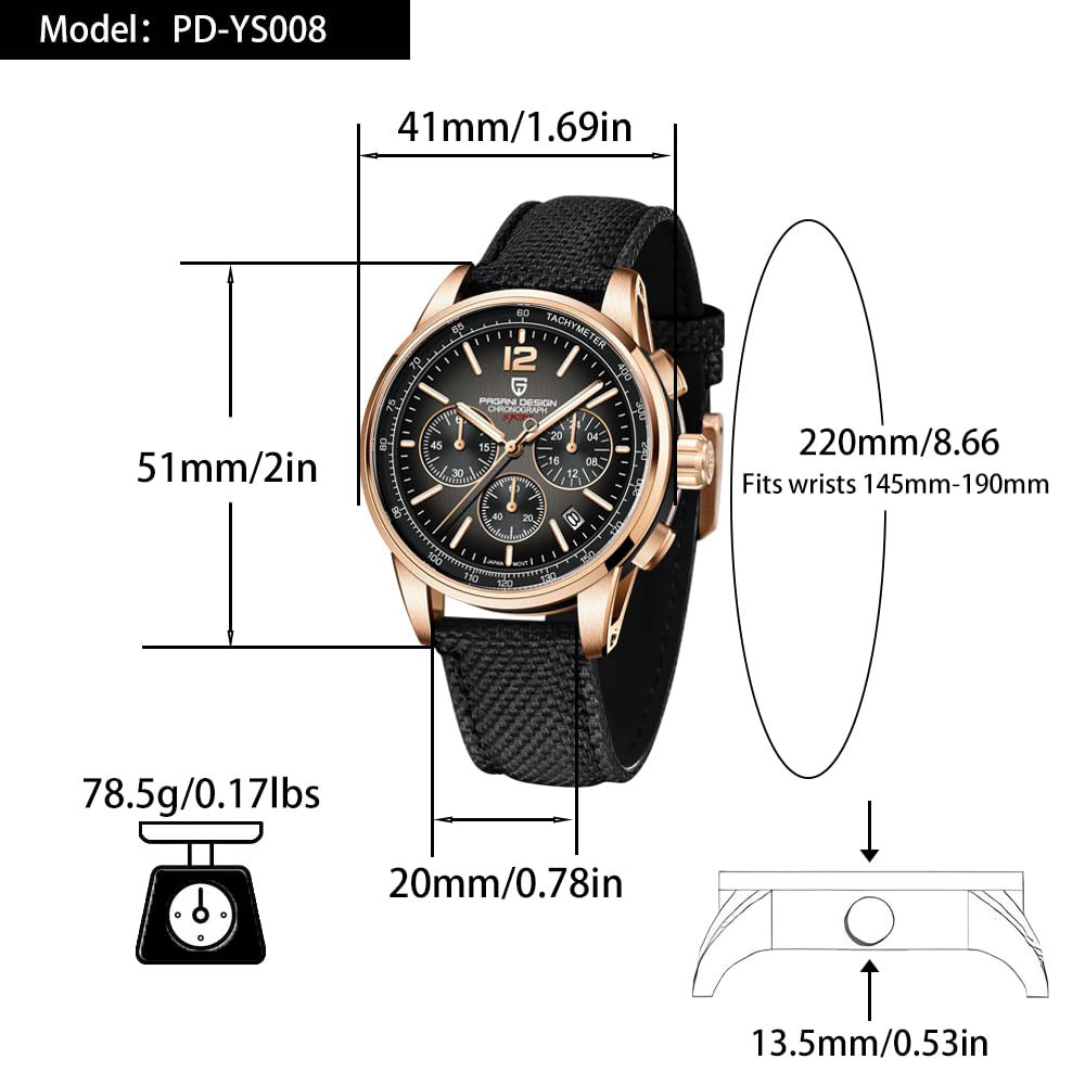 PAGANI DESIGN New Mens Watch 4 - огляд і ціна Luxury Watch Green