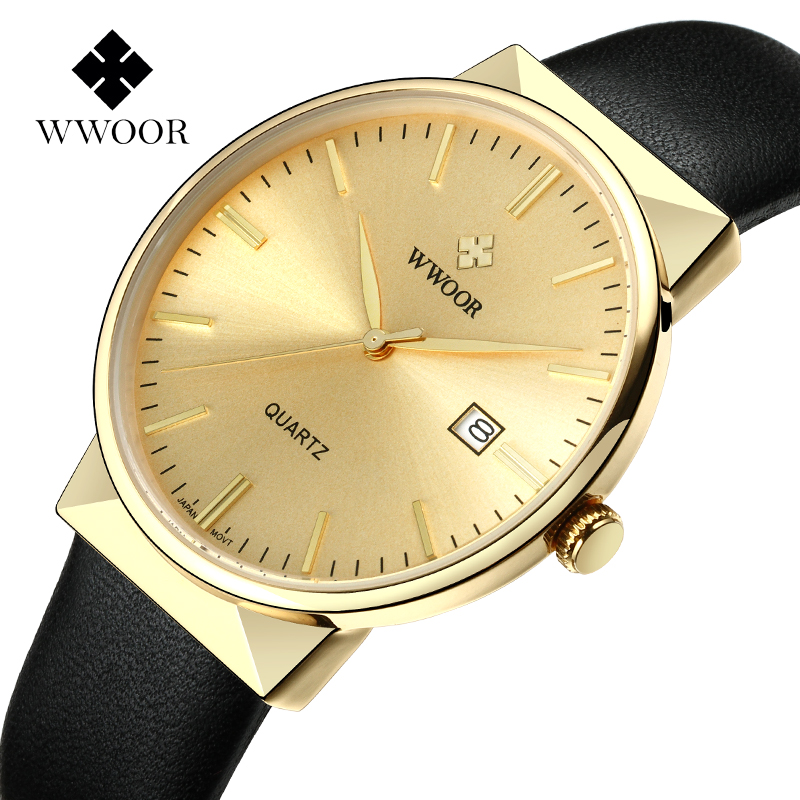 WWOOR Men's Watches Top Brand  - огляд і ціна Luxury Watch All Black