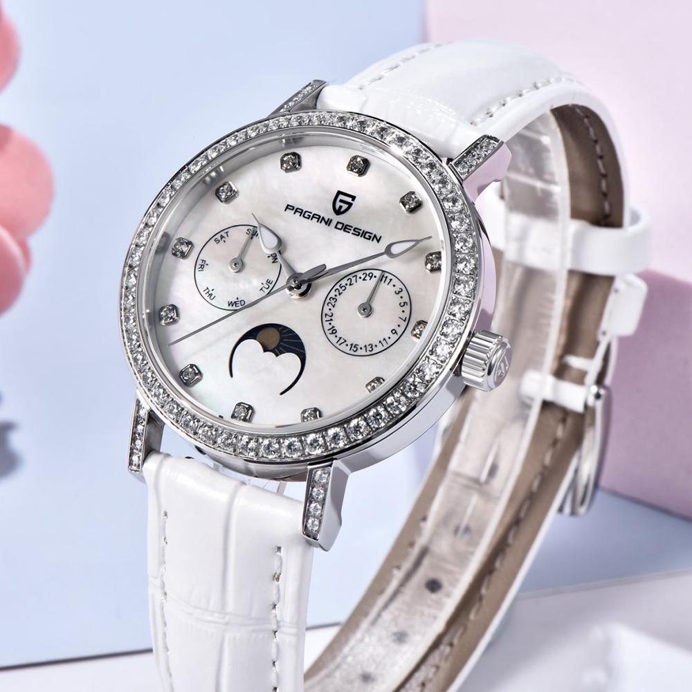PAGANI DESIGN Women Quartz Wat - огляд і ціна Luxury Watch Moon Phase