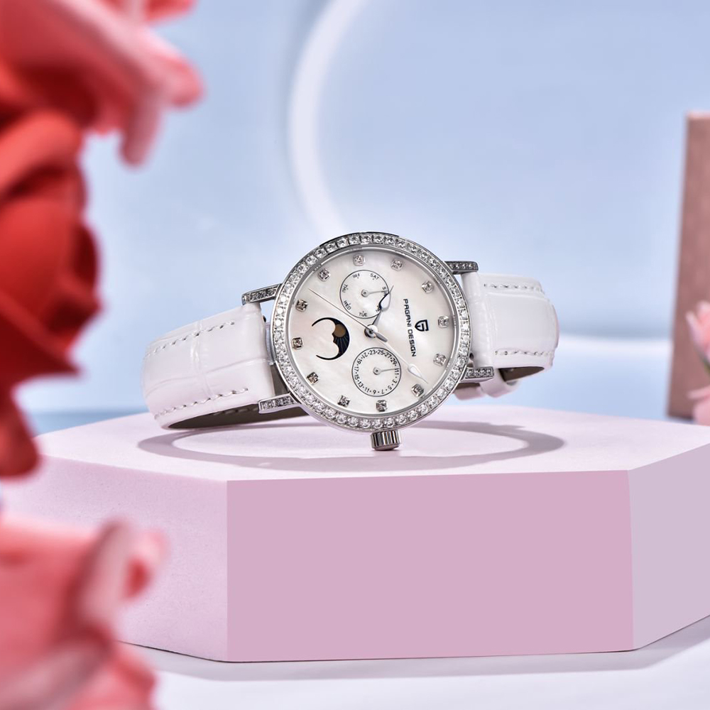 PAGANI DESIGN Women Quartz Wat - огляд і ціна Luxury Watch Moon Phase