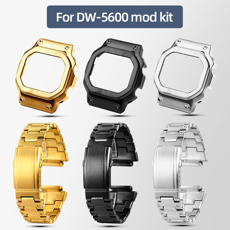 Metal Watch Case Strap Mod Kit - огляд і ціна Casio Watch G-Shock Dw-5600