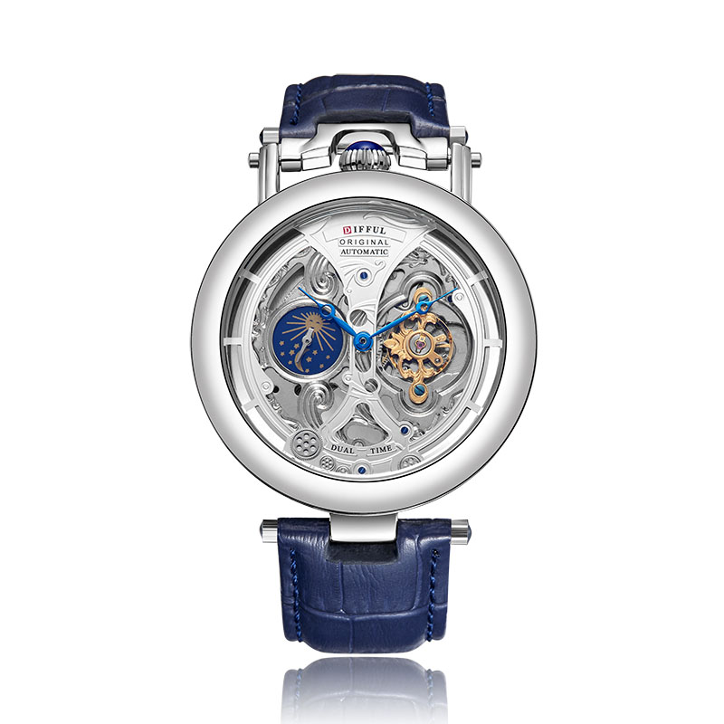 DIFFUL Luxury Big Skeleton Dia - огляд і ціна Tourbillon Movement Watch