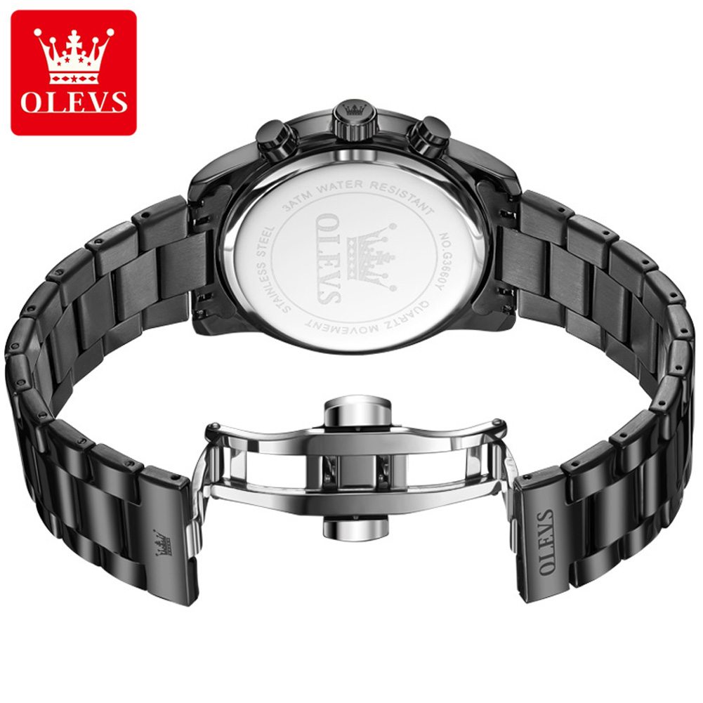 OLEVS Original Fashion Men's W - огляд і ціна Luxury Watch Moon Phase