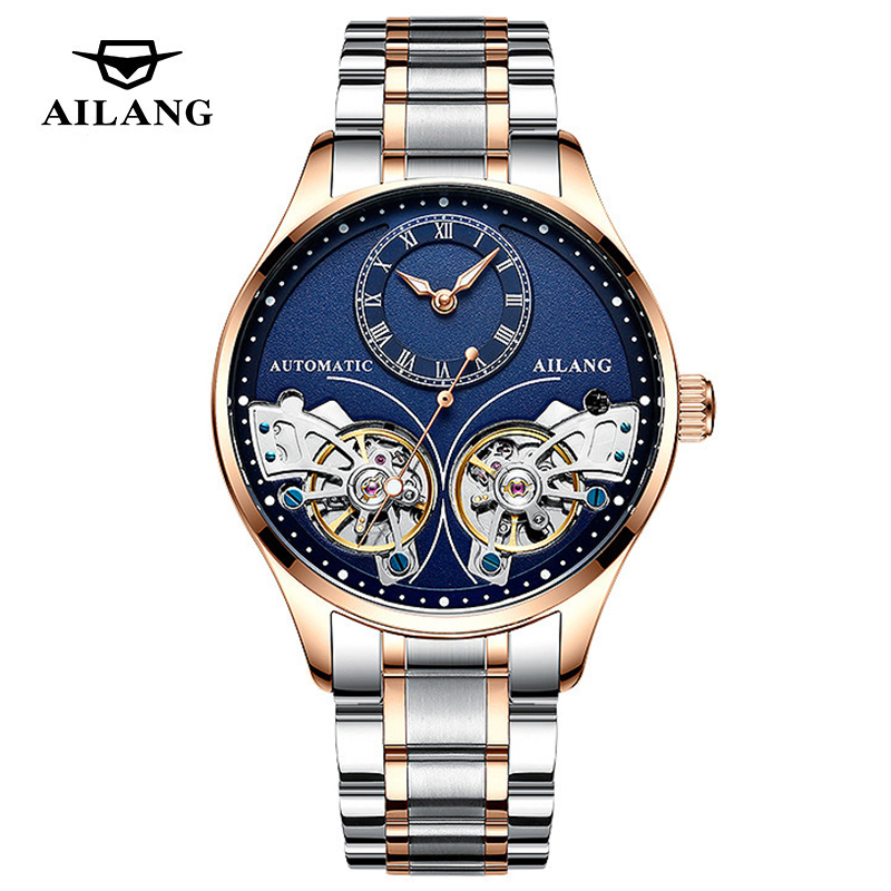 AILANG Brand New Fashion Doubl - огляд і ціна Tourbillon Movement Watch