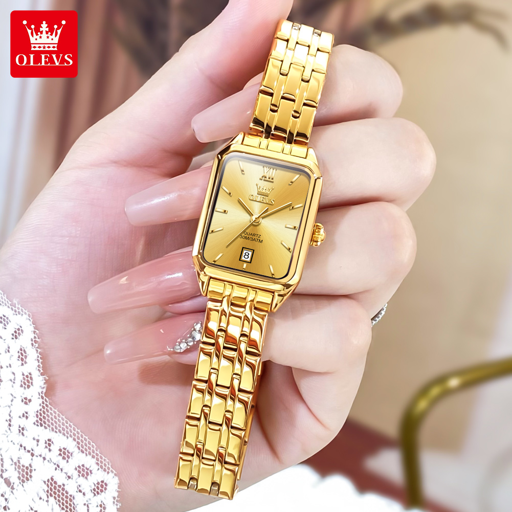 OLEVS Luxury Top Brand Women's - огляд і ціна Luxury Watch Green