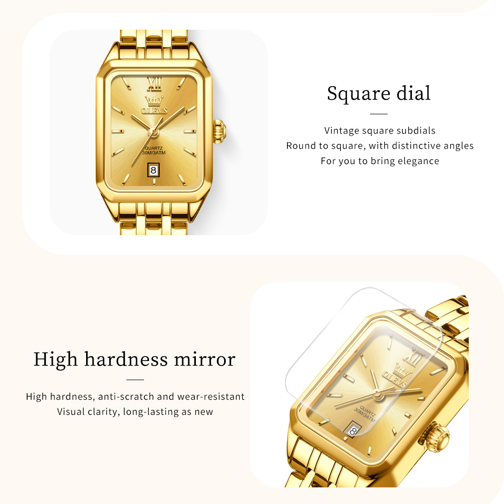 OLEVS Luxury Top Brand Women's - огляд і ціна Luxury Watch Green