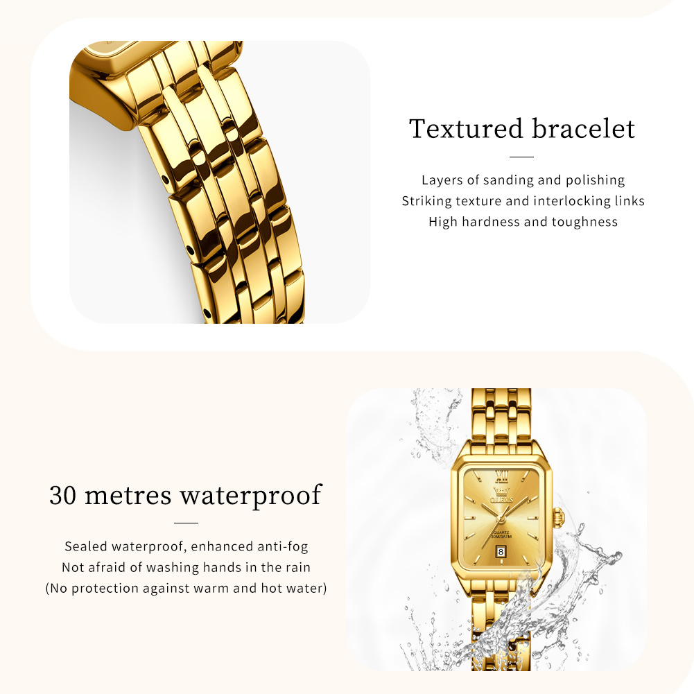 OLEVS Luxury Top Brand Women's - огляд і ціна Luxury Watch Green