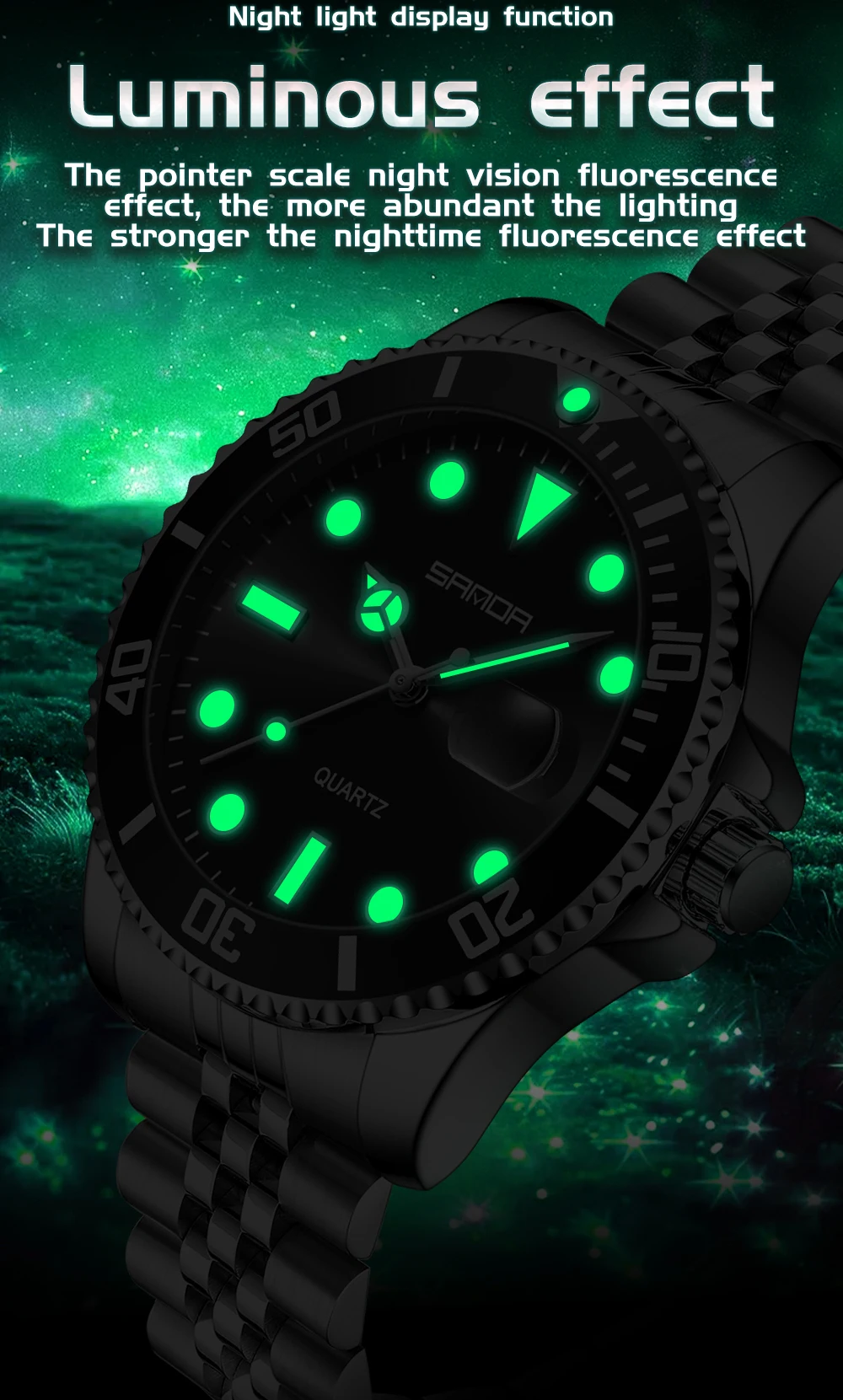 SANDA 1099 Fashion Luxury Men' - огляд і ціна Luxury Watch Shop
