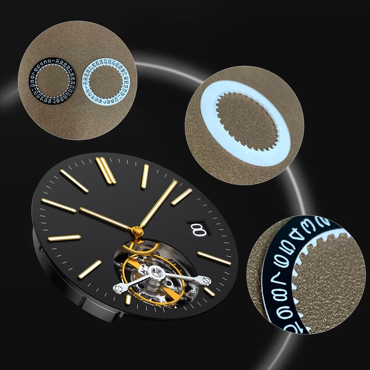 NH35 NH36 Date Dial Fits NH35  - огляд і ціна Luxury Watch Cleaning Kit