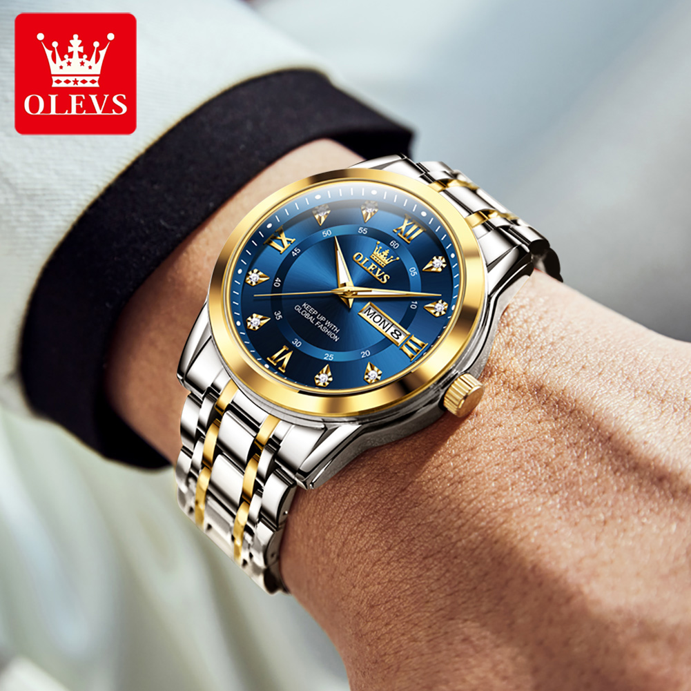 OLEVS Brand Fashion men's watc - огляд і ціна Luxury Watch For Men