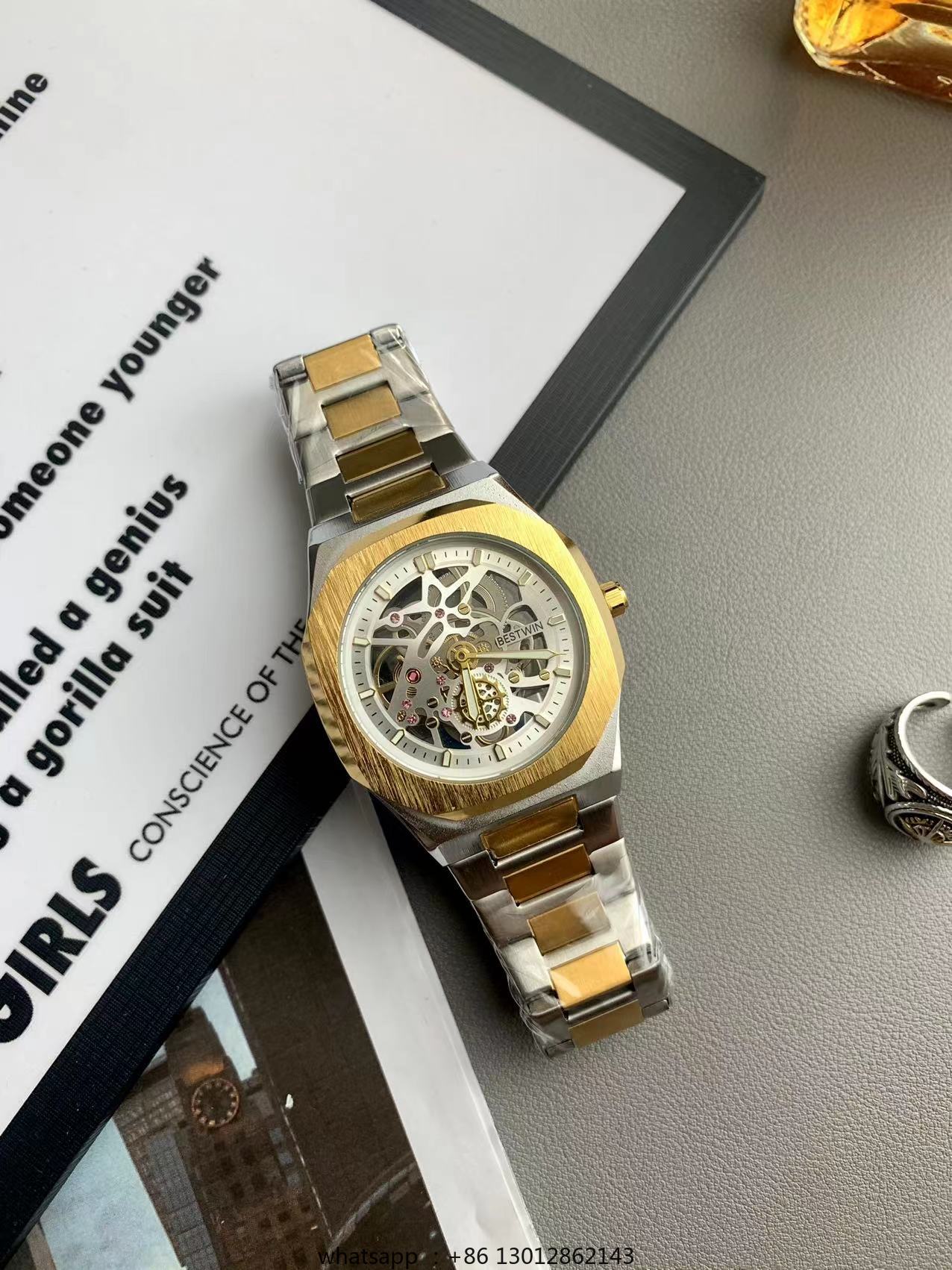 Steel strip waterproof persona - огляд і ціна Luxury Watch Green