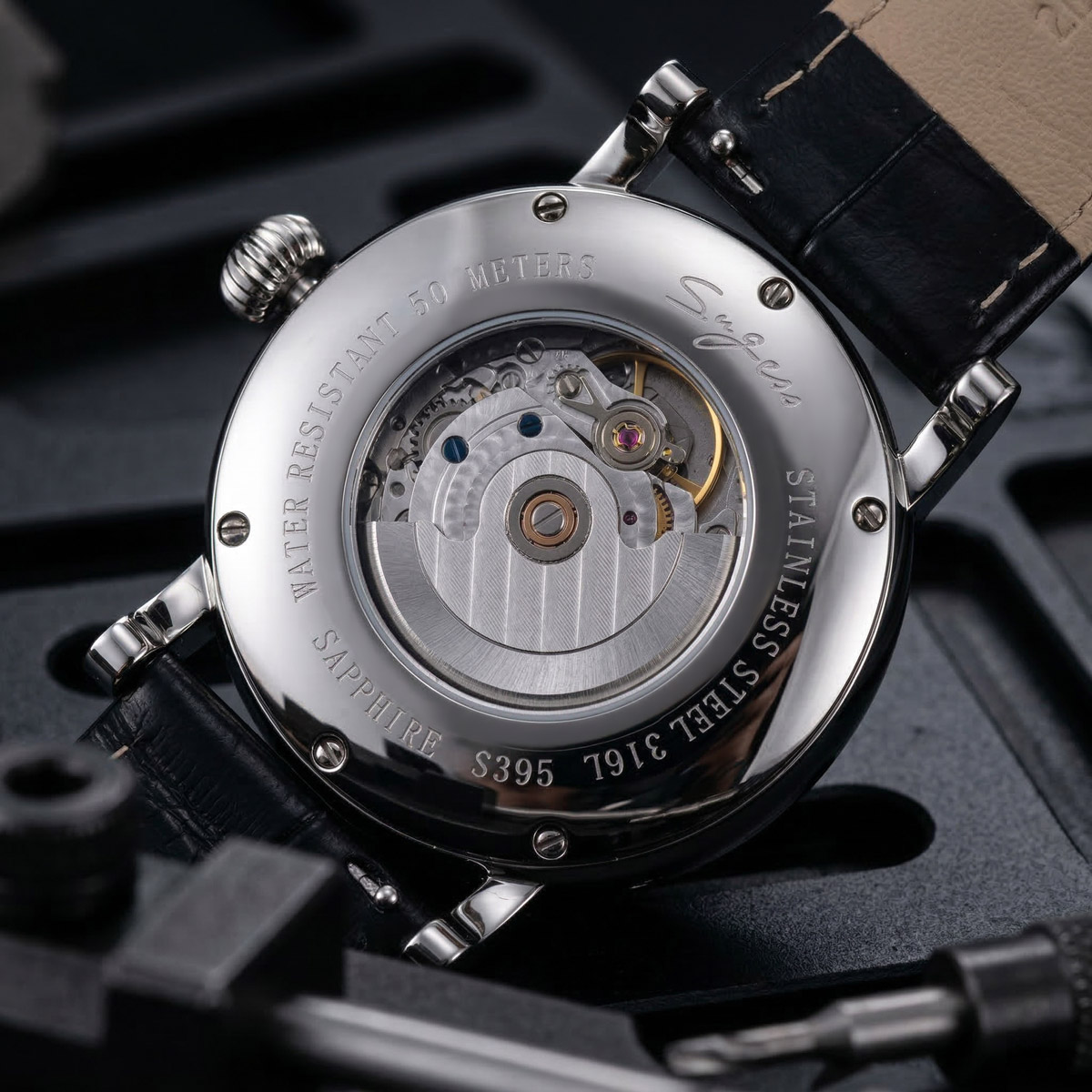 Sugess Watches for Men Automat - огляд і ціна Moonphase Complication Watch