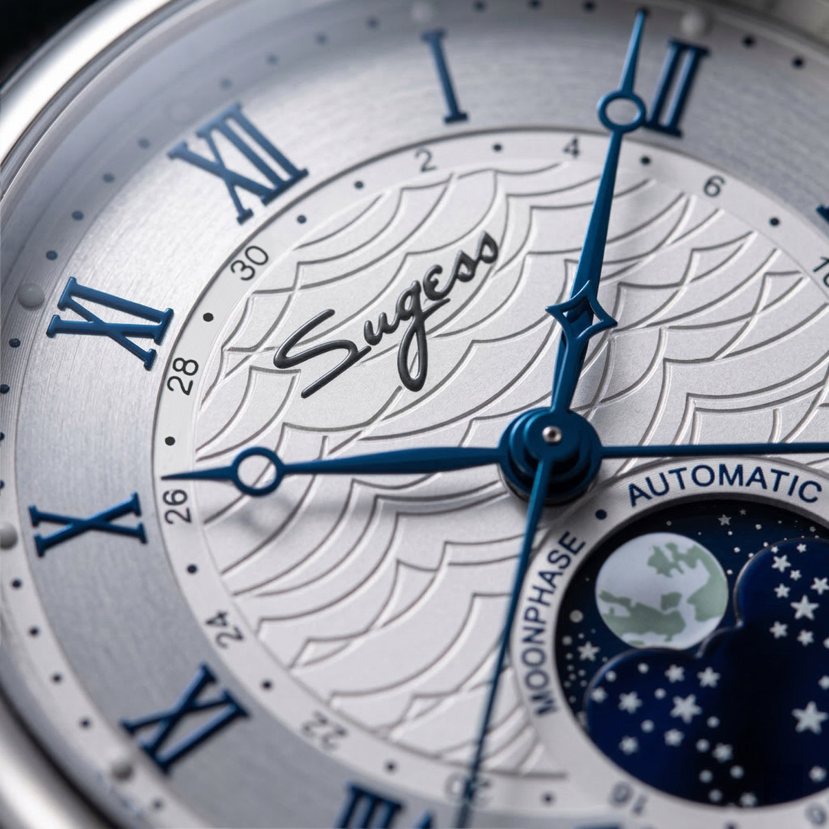Sugess Watches for Men Automat - огляд і ціна Moonphase Complication Watch