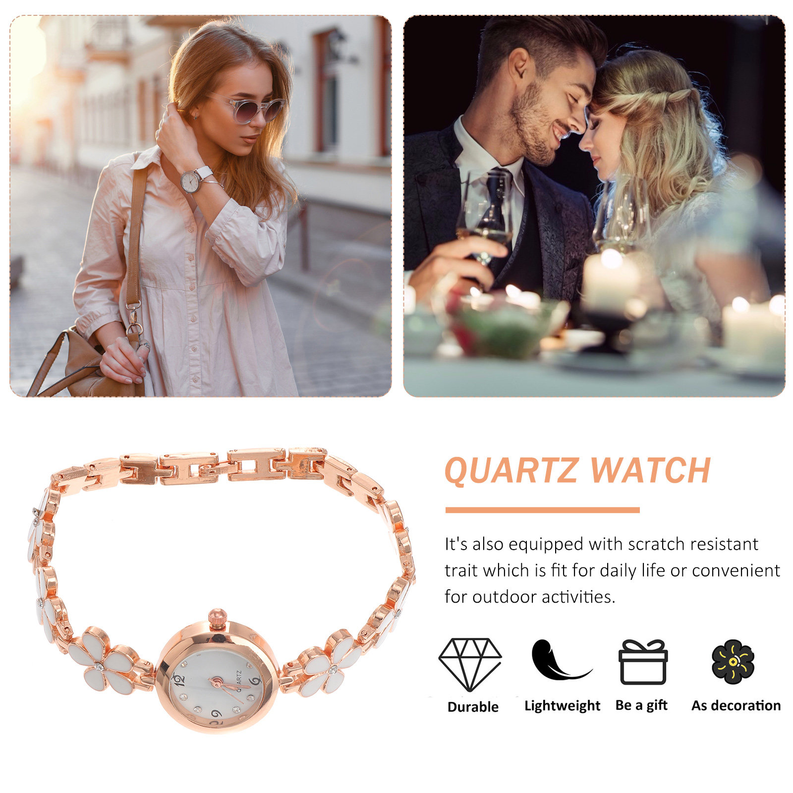 Elegant Crystal Quartz Bracele - огляд і ціна Luxury Women'S Watch