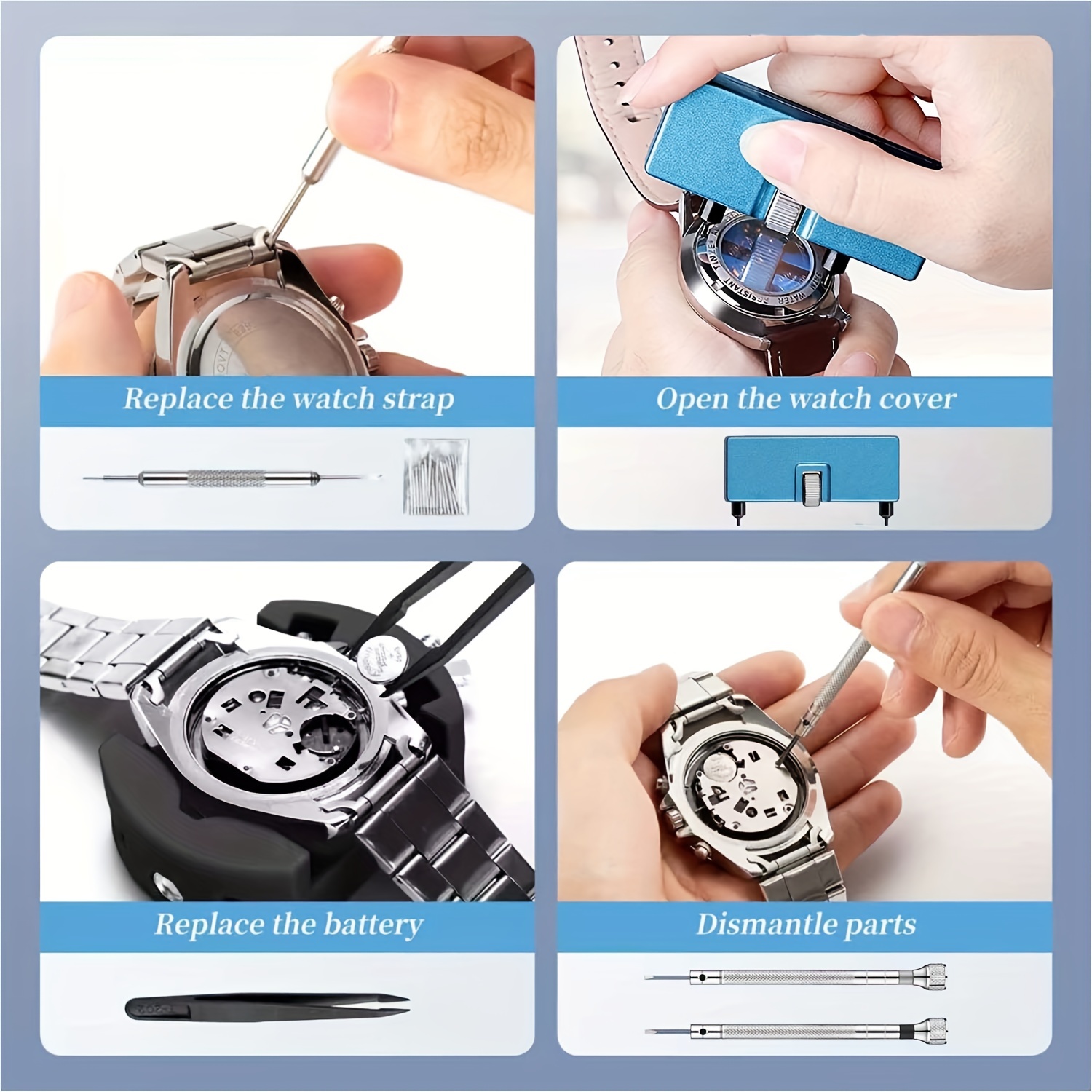 26pcs Watch Repair Kit, Watch  - огляд і ціна Luxury Watch Cleaning Kit